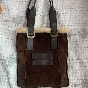 Ugg suede tote bag-new
